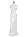 Ivory Satin Evening Dress