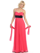 Pleated Evening Dress