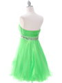 4051  Green Homecoming Dress - Back Image