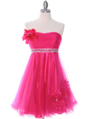 Hot Pink Homecoming Dress