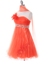 Orange Cocktail Dress