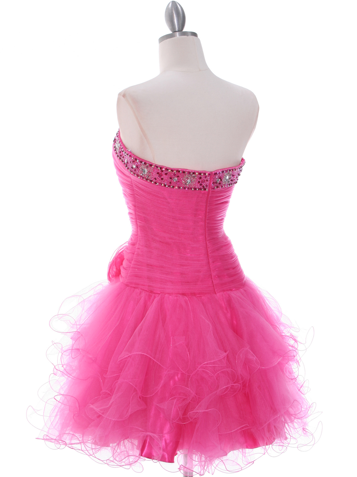 hot pink prom dresses short. Hot pink prom dresses,