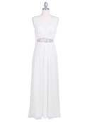 Ivory Long Evening Dress