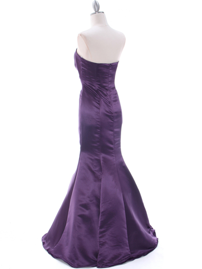 4024 Purple Bridesmaid Dress - Purple, Back View Medium