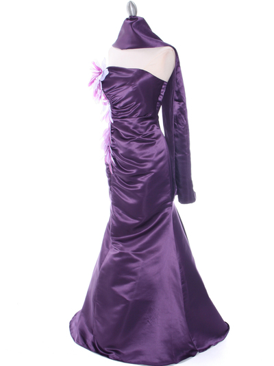 4024 Purple Bridesmaid Dress - Purple, Alt View Medium