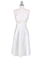 Ivory Satin Cocktail Dress