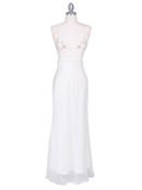 Ivory Illusion Evening Gown
