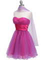 4514 Purple Hot Pink Homecoming Dress - Purple Hot Pink, Alt View Thumbnail