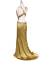 4906 Olive Charmuse Beaded Evening Gown - Olive, Back View Thumbnail
