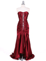 Wine Charmuse Evening Gown