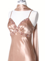 Gold Sequins Charmeuse Party Dress