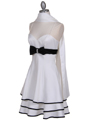 Ivory Tiered Cocktail Dress