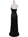 5052 Black Evening Dress - Black, Back View Thumbnail