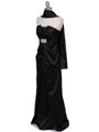 5052 Black Evening Dress - Black, Alt View Thumbnail