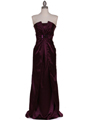5052 Purple Evening Dress - Purple, Front View Thumbnail