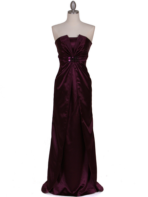 5052 Purple Evening Dress, Purple