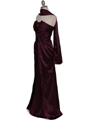 5052 Purple Evening Dress - Purple, Alt View Thumbnail