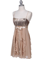 Light Gold Sequin Top Cocktail Dress Light Gold Sequin Top Cocktail Dress