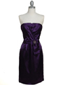 5085 Purple Cocktail Dress - Purple, Front View Thumbnail