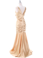 5098 Gold Bridesmaid Dress - Gold, Back View Thumbnail
