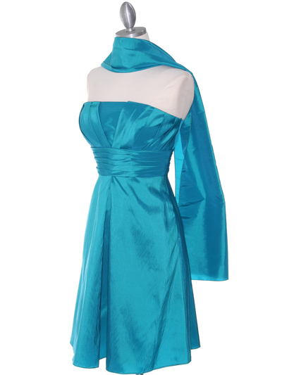 509 Jade Taffeta Bridesmaid Dress - Jade, Alt View Medium
