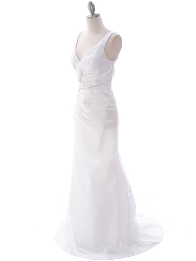 5231 Off White Destination Bridal Dress - Off White, Alt View Medium