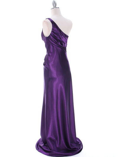 5234 Purple Evening Dress - Purple, Back View Medium