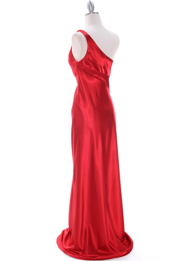 5234 Red Evening Dress - Red, Back View Medium