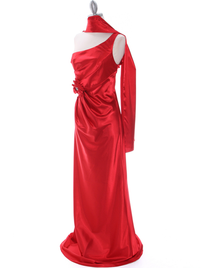5234 Red Evening Dress - Red, Alt View Medium