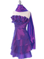 5239 Purple Homecoming Dress - Purple, Alt View Thumbnail
