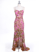 Pink Beaded Silk Dress