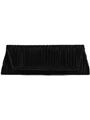 Black Pleated Evening Bag