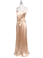 6249 Gold Charmeuse Evening Dress with Bolero Jacket - Gold, Alt View Thumbnail