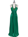 Green Embellished Evening Dress