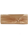 Gold Satin Evening Bag