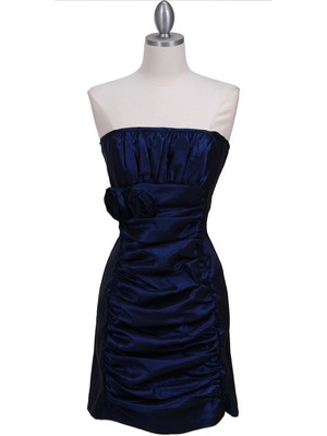 7016 Royal Blue Taffeta Homecoming Dress, Royal Blue