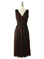 Black/Red Mesh 3/4 Classis Dress