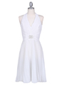 Ivory Halter Cocktail Dress