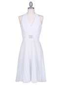 Ivory Halter Cocktail Dress