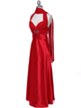 7173 Red Halter Evening Dress - Red, Alt View Thumbnail
