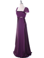 7302 Purple Mother of The Bride Dress - Purple, Alt View Thumbnail