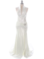 7701 Ivory Evening Dress - Ivory, Front View Thumbnail