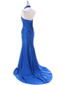 7701 Royal Blue Evening Dress - Royal Blue, Back View Thumbnail