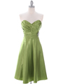 7703 Green Homecoming Dress - Green, Front View Thumbnail