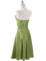 7703 Green Homecoming Dress - Green, Back View Thumbnail