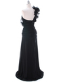 7713 Black Evening Dress - Black, Back View Thumbnail