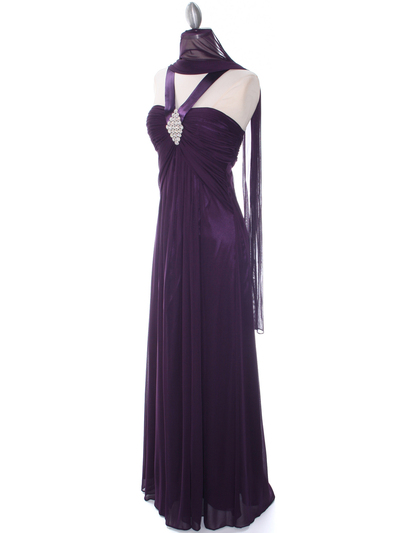 7771 Purple Evening Dress - Purple, Alt View Medium