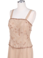 Gold Beaded Mock Two Piece Dress with Jacket Gold Beaded Mock Two Piece Dress with Jacket