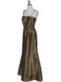 8551 Olive Taffeta Evening Dress with Bolero Jacket - Olive, Alt View Thumbnail