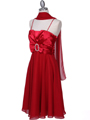 8610 Red Cocktail Dress - Red, Alt View Thumbnail